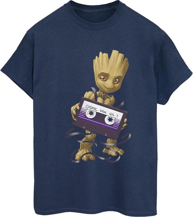 Image du produit - T-shirt GUARDIANS OF THE GALAXY GROOT COSMIC TAPE - Femme (XXL)