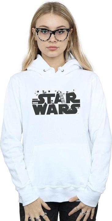 Actual product image Star Wars Womens/Ladies Minimalist Logo Hoodie (XL)