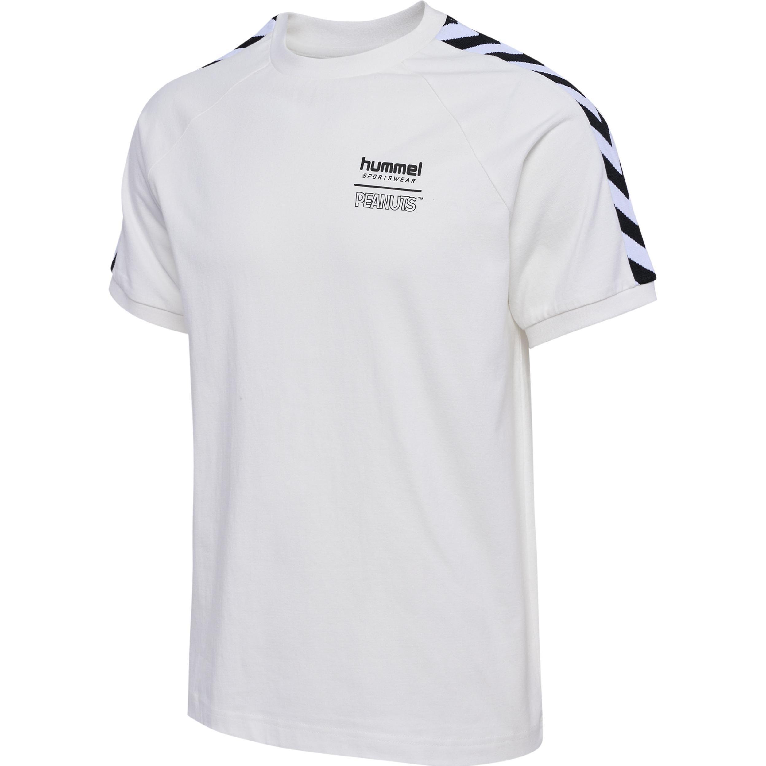 hummel, Herren, Sportshirt, hmlARCHIVE T-SHIRT S/S PEANUTS (XL), Weiss, XL