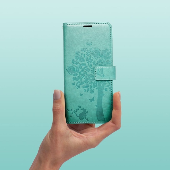 Produktbild NoName Back panel cover OEM MEZZO Book case for SAMSUNG A32 5G tree green (Samsung Galaxy A32 5G)
