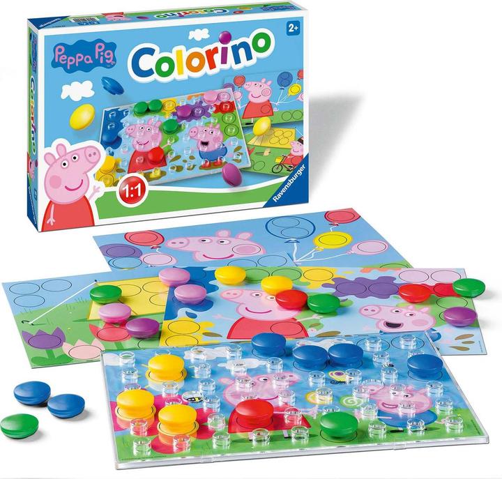 Image du produit Ravensburger Peppa Pig Colorino - Jeu pour enfants (Allemand, Anglais, Français, Italien, Néerlandais, Portugais)