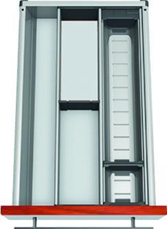 Produktbild Blum Orga-Line Besteckeinsatz Facheinteilung Set ZSI.XXXKI2N, NL 500mm, grau