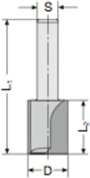 Produktbild Nutfräser HM 8mm