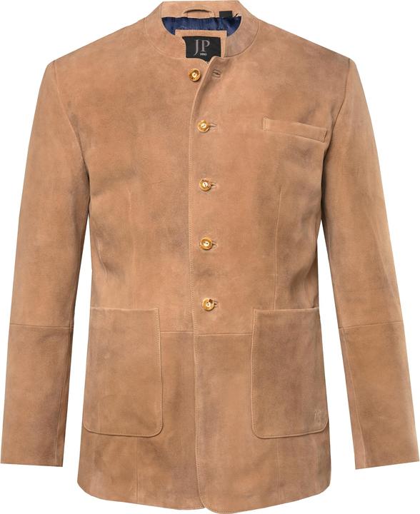 Image du produit JP1880 Veste en cuir de chèvre inspiration tenue traditionnelle, col montant - jusqu'au 72 (68)