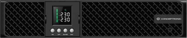 Actual product image Conceptronic ZEUS UPS 3000VA Online UPS,IEC,EPO Port (3000 VA, 3000 W, Online double converter UPS)