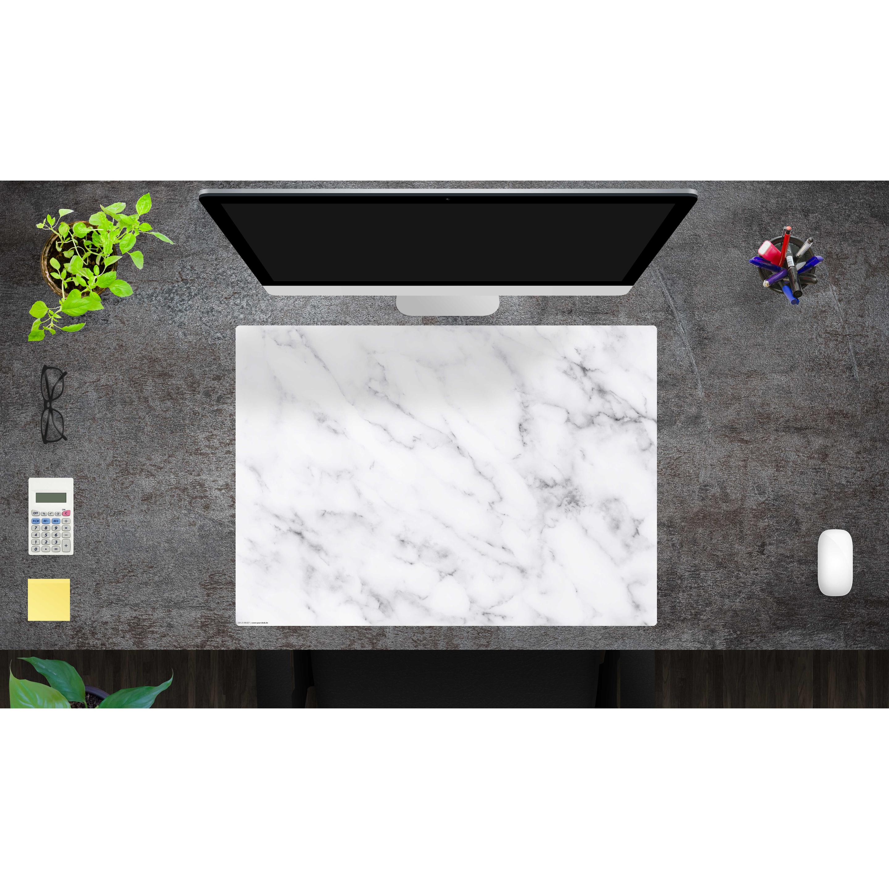 Thumbnail - CoverYourDesk, Unterlage, Schreibtischunterlage Prachtvoller Weisser Marmor