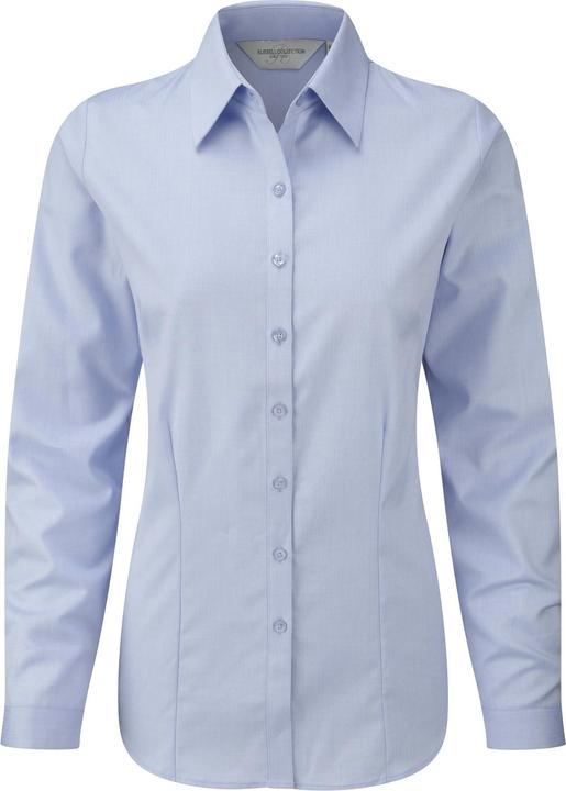 Produktbild Russell Bluse Hemd mit dezentem Fischgrätenmuster (3XL)