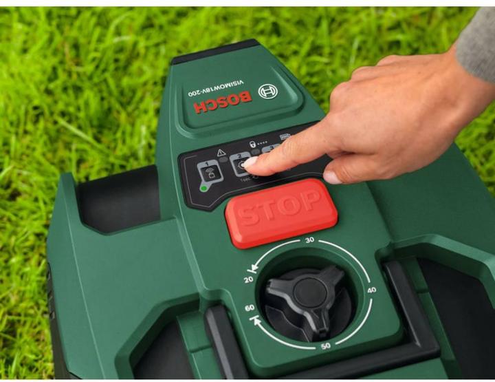 Produktbild Bosch Home & Garden VisiMow 18V-200 Akku-Set (100 m², Ohne Begrenzungskabel)