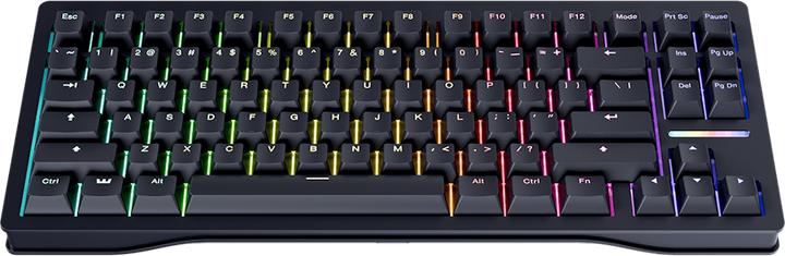 Actual product image Wooting 80HE - US-ANSI - Linear60 - Gaming Tastatur - Uden Numpad - US International - Sort (Eng. Int., Cable)