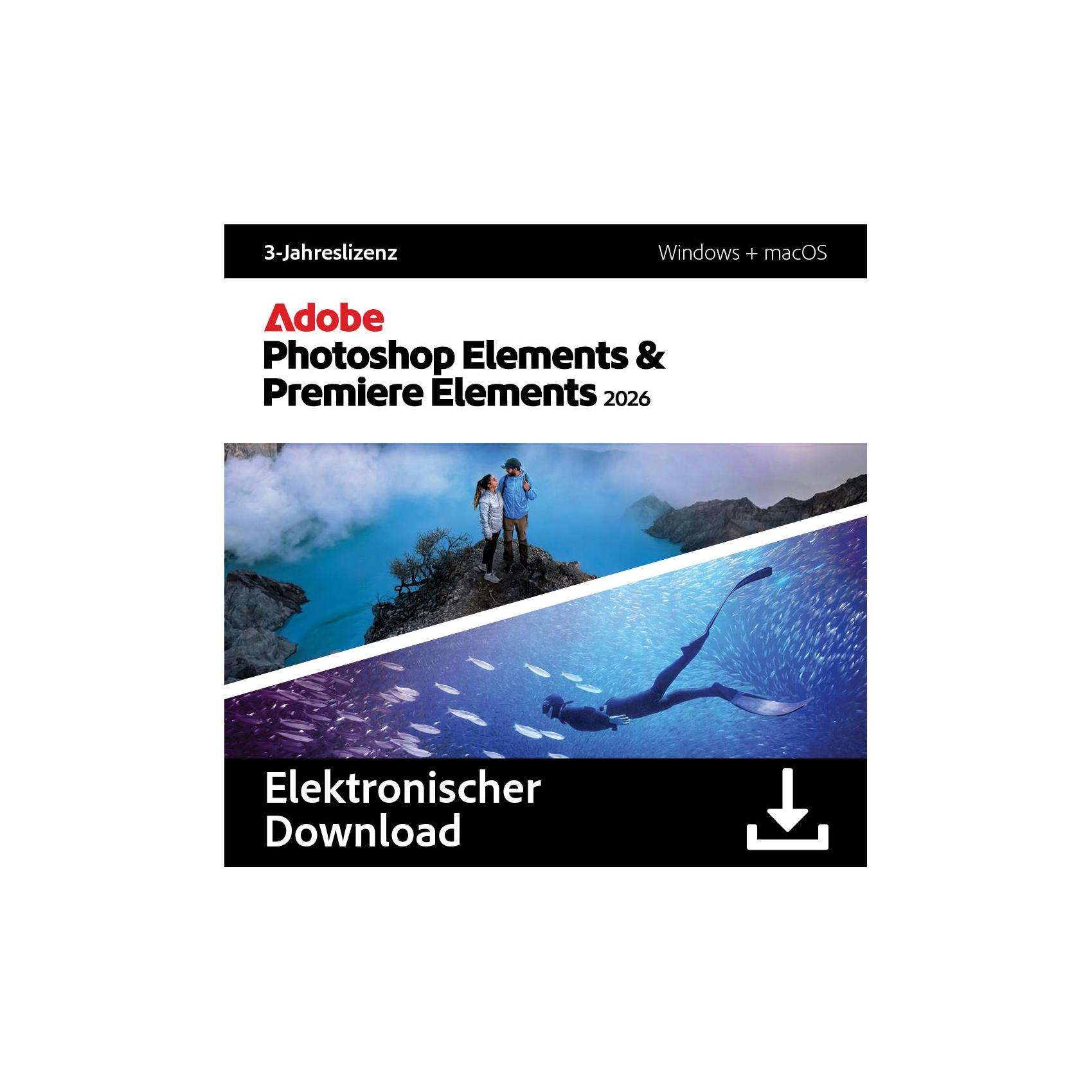 Adobe Photoshop Elements 2025 (Windows) - Activation Perpétuelle - À