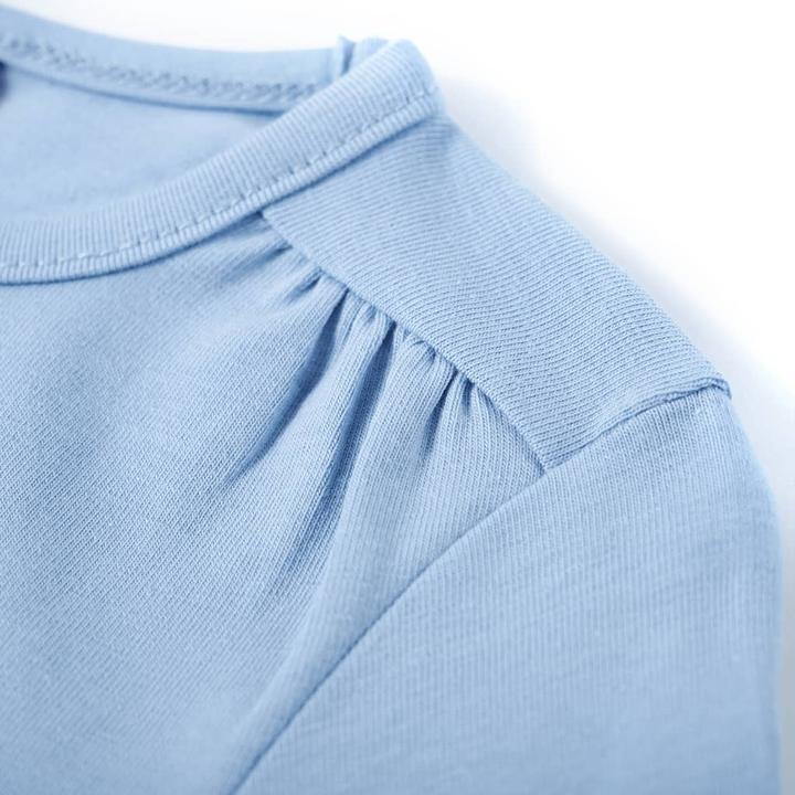 Immagine prodotto VidaXL Camicia da bambino a maniche lunghe azzurro 116,Materiale: 95 % cotone. 5 (116)