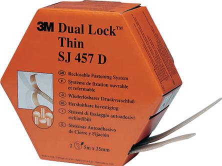 Productafbeelding 3M Dual Lock flexibele kliksluiting, kleur: doorschijnend (25.40 mm)