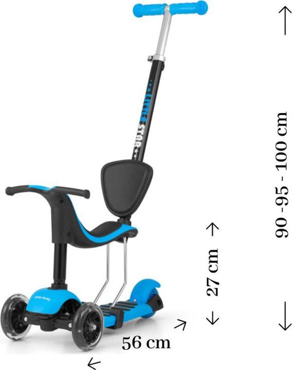 Actual product image Mally Scooter Little Star ML-15