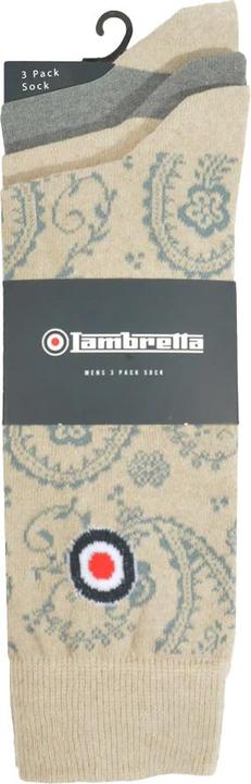 Produktbild Lambretta Paisley Socken (3erPack) (3er Pack, 39 - 45)