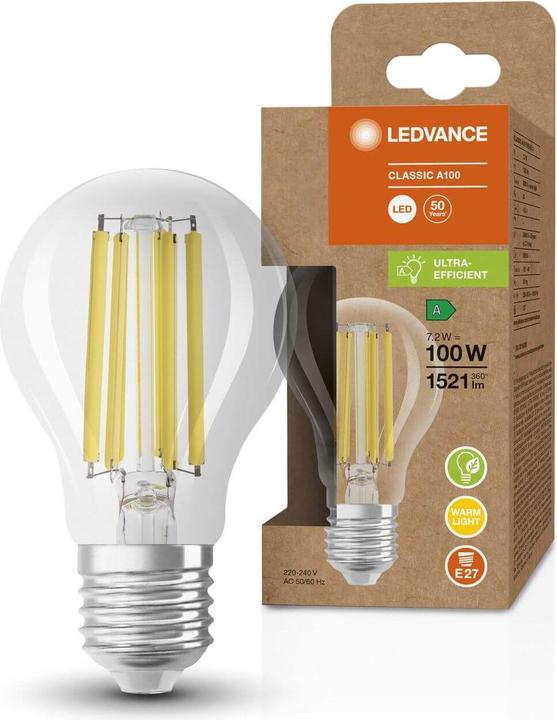 Immagine prodotto Ledvance Lampada a LED (E27, 7.20 W, 1521 lm, 1 x, A)