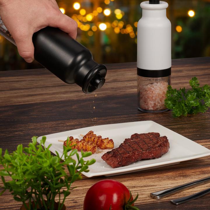 Actual product image Relaxdays 2x spice grinder (Various spices, Herbs, Salt, Pepper)