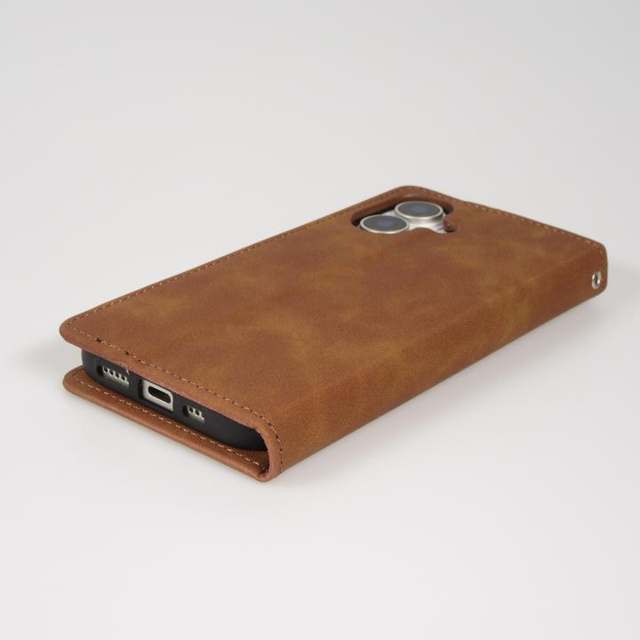 Image du produit PhoneLook Etui cuir Flip Wallet vintage avec fermeture aimantée et compartiment cartes (Apple iPhone 17)