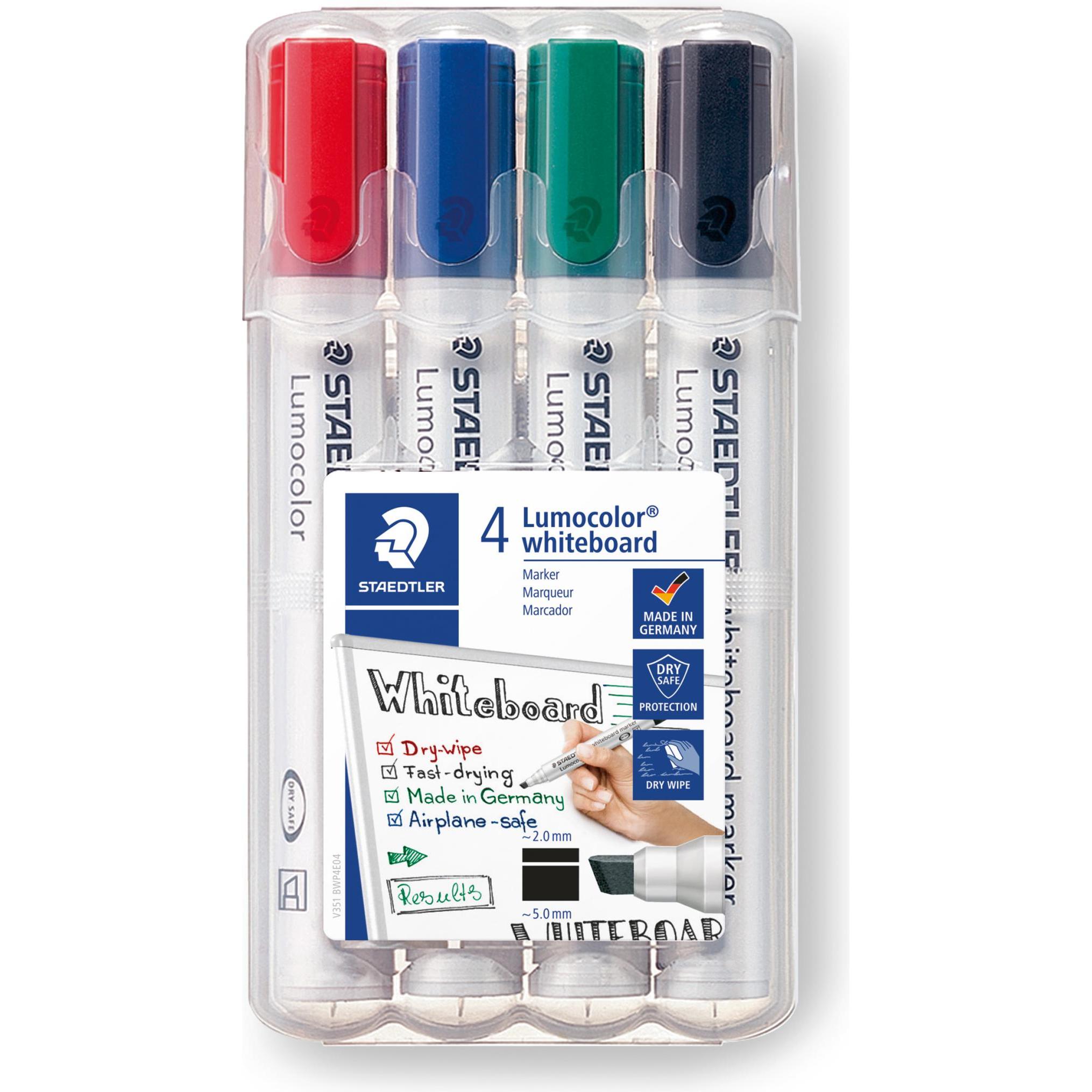 Thumbnail - Staedtler, Marker, Lumocolor 351 (Mehrfarbig, 2 mm, 4 x)