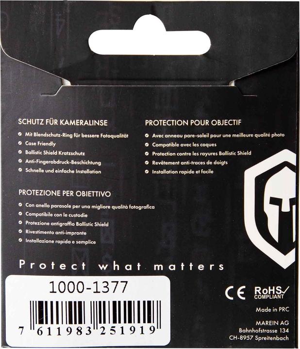 Image du produit Paladin Couverture Camera Shield (Apple iPhone 16 Plus, Apple iPhone 16)