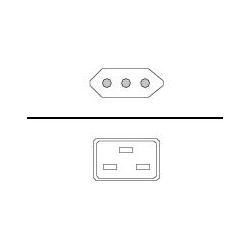 Thumbnail - Cisco, Verlängerungskabel, AC Power Cord (SWISS) 16A (2.50 m, C19)