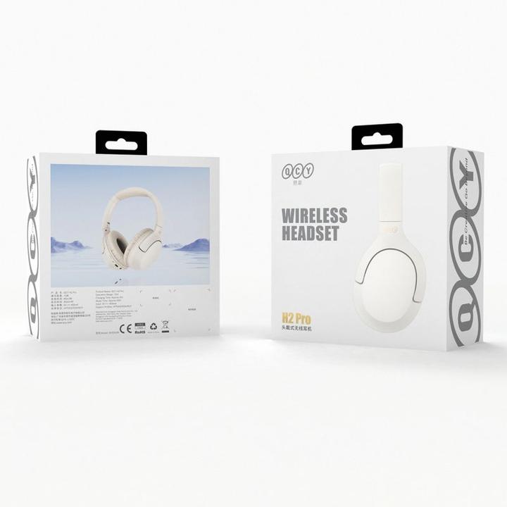 Produktbild QCY Wireless Headphones H2 PRO (white) (60 h, Kabellos)