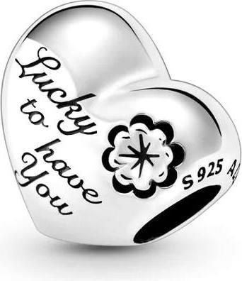 Actual product image Pandora Heart & Shamrock Charm (Sterling silver 925)