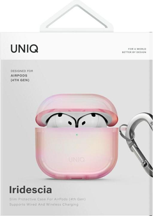 Productafbeelding Uniq Iridescia voor AirPods 4 ophangetui (Hoes voor oplaadkoffer)