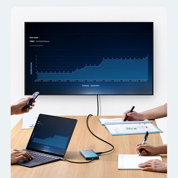 Actual product image Baseus PortalJoy 13 in 1 (USB-C, 13 Ports)