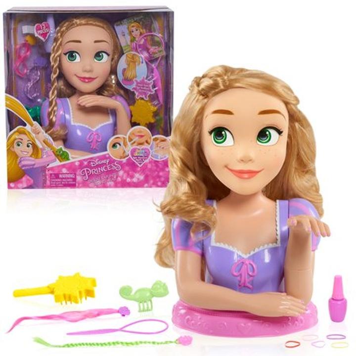 Produktbild Just Play Disney Princess - Rapunzel Deluxe Stylingkopf - ca. 30 cm
