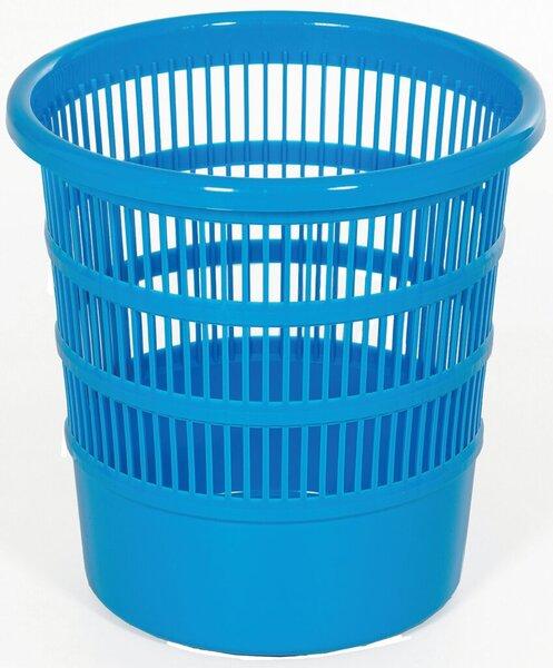Produktbild Teko Papierkorb, blau, rund, durchbrochen, Ø 300 mm