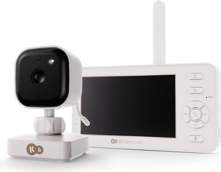 Image du produit KinderKraft Baby monitor NITEEYE TRAVEL white (Babyphone avec caméra, 300 m)