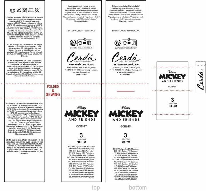 Produktbild Minnie Mouse Bekleidungs-Set Grau (92)