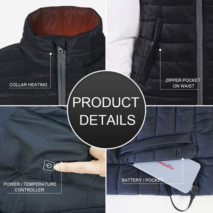 Actual product image Conqueco Heating waistcoat (L)