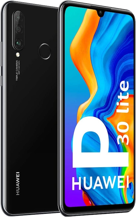 Immagine prodotto Huawei P30 Lite (4GB) (128 GB, Midnight Black, 6.15", Doppia SIM Ibrida, 48 Mpx, 4G)