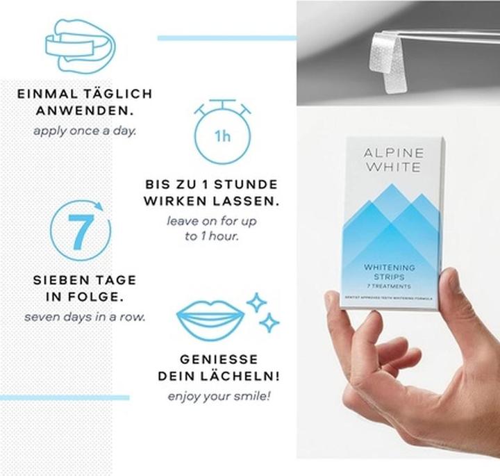 Immagine prodotto Alpine White sbiancanti (7 ml, Strisce sbiancanti)