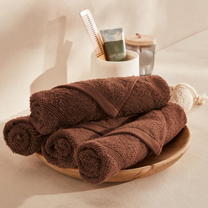 Produktbild La Redoute Interieurs 4er-Pack Gästehandtücher Zavara aus Frottee (40 x 40 cm)