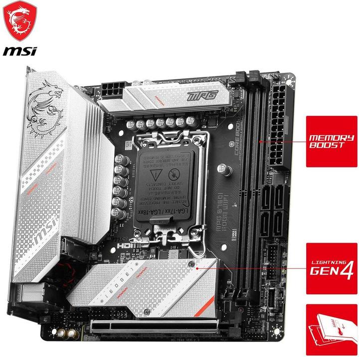 Actual product image MSI MPG B760I EDGE WIFI (LGA 1700, Intel B760, Mini-ITX)