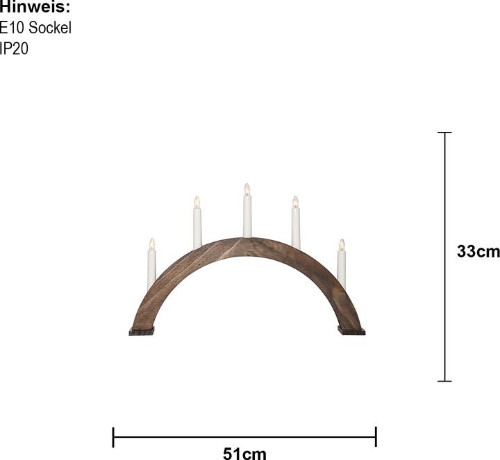 Produktbild Star Trading Kerzenleuchter ALBO