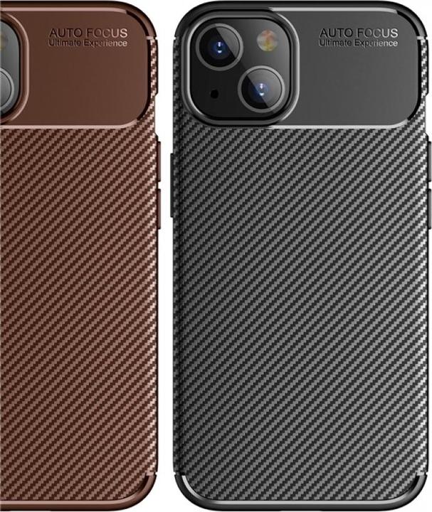 Produktbild Screenguard Apple iPhone 13 Hülle Carbon Design TPU Case (Apple iPhone 13)