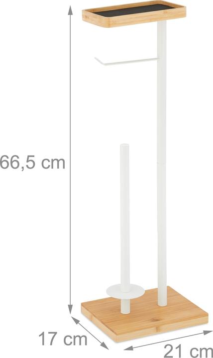 Actual product image Relaxdays Toilet roll holder