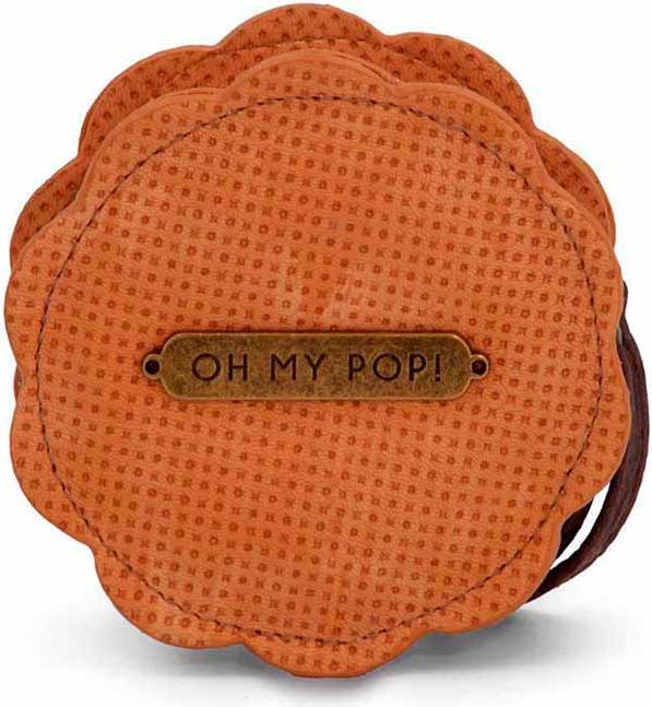 Actual product image Oh My Pop! Round Purse Biscuit