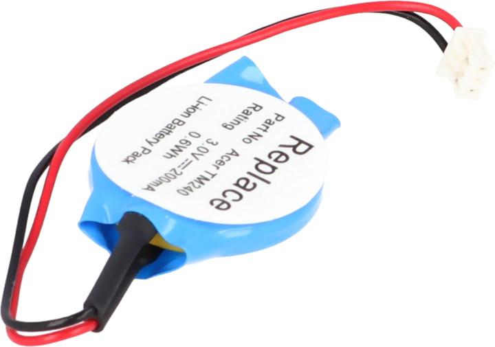 Produktbild Acer Travelmate 240 BackUp CMOS Batterie mit Kabel und Stecker