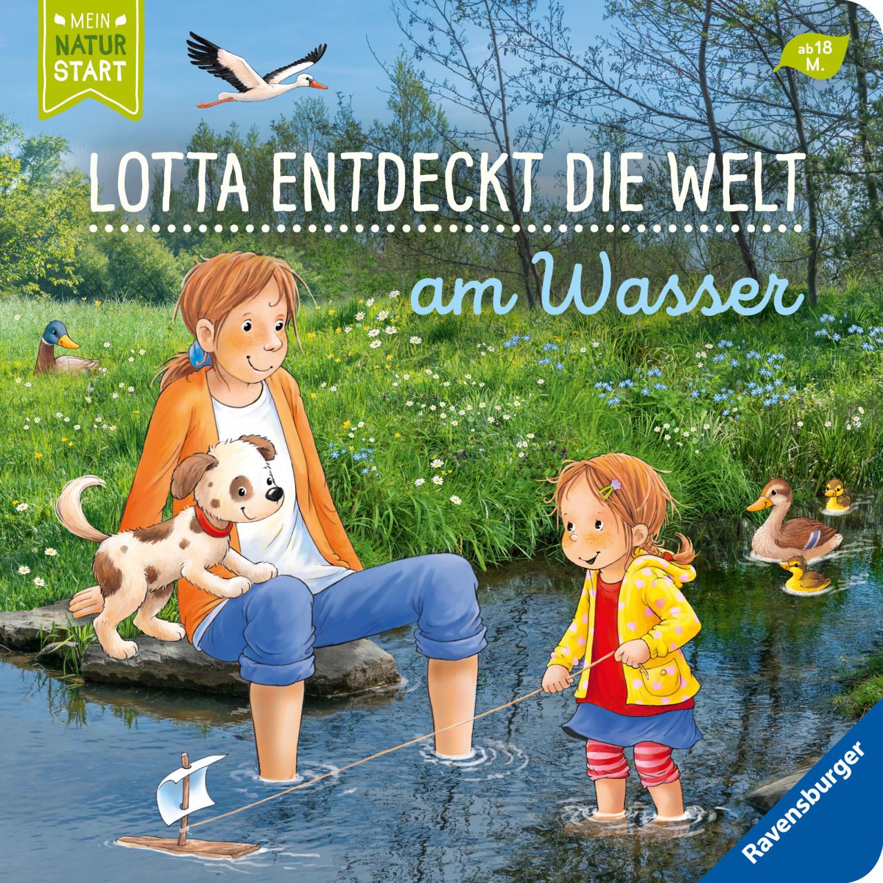 Lotta entdeckt die Welt: Am Wasser, Kinderbücher von Sandra Grimm, Katja Senner