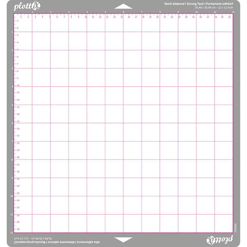 PlottiX, Accessori plotter da taglio, Tappetini da taglio per SILHOUETTE CAMEO - 30,48 x 30,48cm Adesivo forte