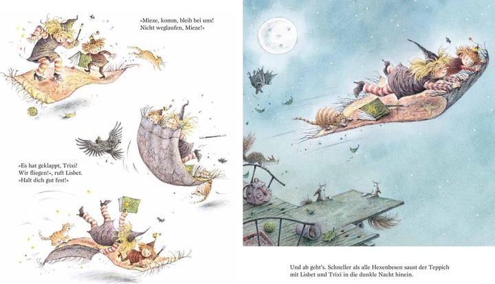 Actual product image Die kleine Hexe geht auf Reisen (German, Lieve Baeten, 1999)