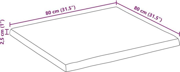 Produktbild vidaXL Tull (80 x 80 cm)