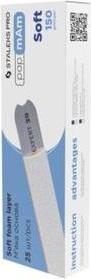 Actual product image Staleks Spare sandpaper with foam Expert 20 grit 150 (White Disposable PapmAm Files) 25 pcs