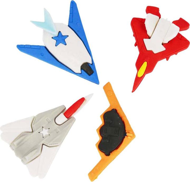 Starpak 3D puzzle eraser, 4 pieces, aeroplanes