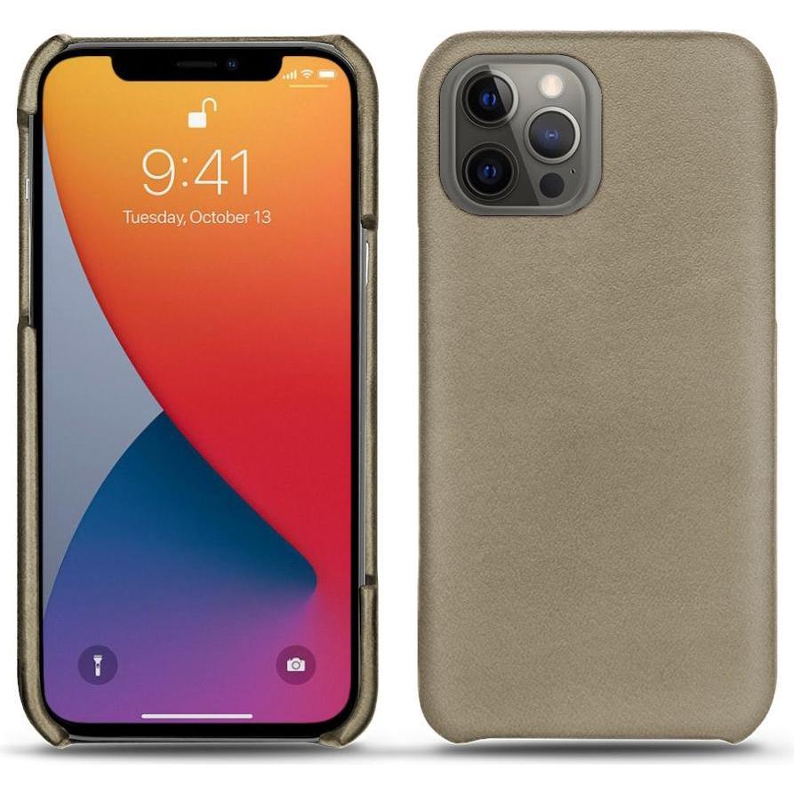 Noreve Lederschutzhülle (Apple iPhone 13 Pro Max), Smartphone Hülle, Beige