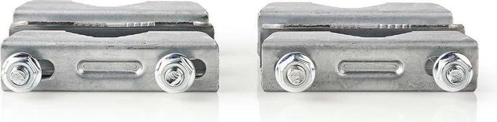 Actual product image Nedis Satellite Mast Clamp | Diameter: 40 - 60 mm | Steel | Silver (Mirrors + antennas Mounting)